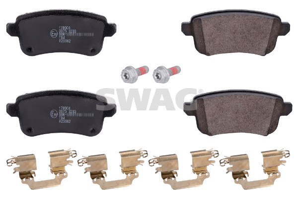 Kit pastiglie freno, Freno a disco - 33 10 4736 SWAG